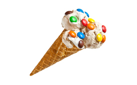 Én ud af fire spiser is ugentligt