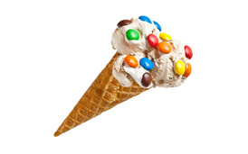 Én ud af fire spiser is ugentligt