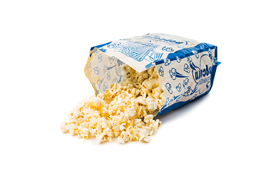 Mikroovnen er en popcornmaskine