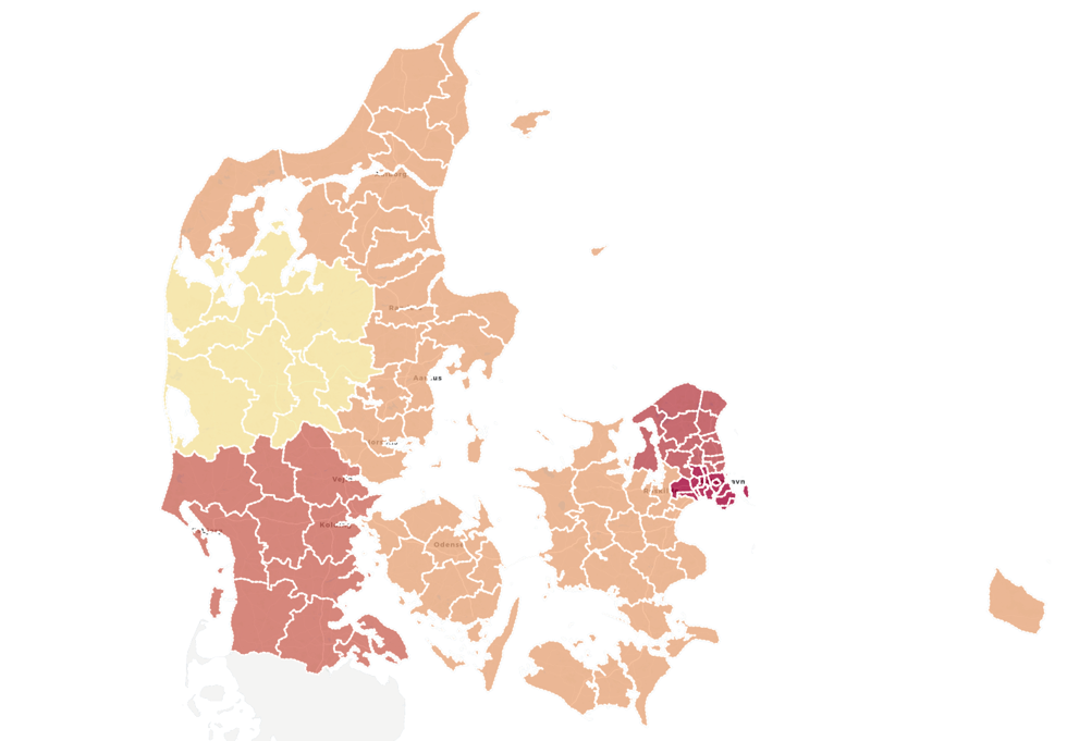 Sushi til aftensmad i regionerne